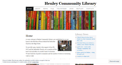 Desktop Screenshot of henleycommunitylibrary.org